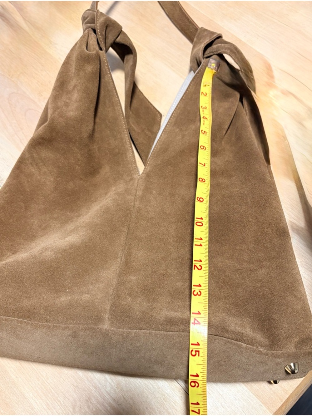 Divina Firenze Italian Suede Hobo Bag - Picture 11 of 11